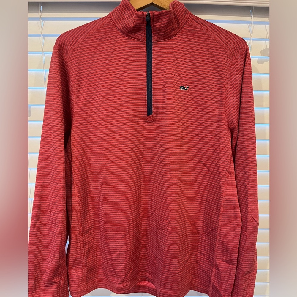 Vineyard Vines Sankaty performance quarter zip L